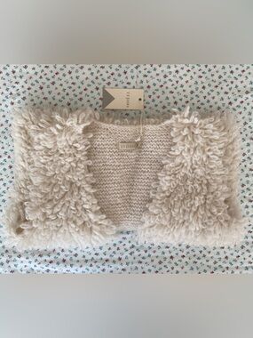 Tejido Crop Shag - Vest Coat